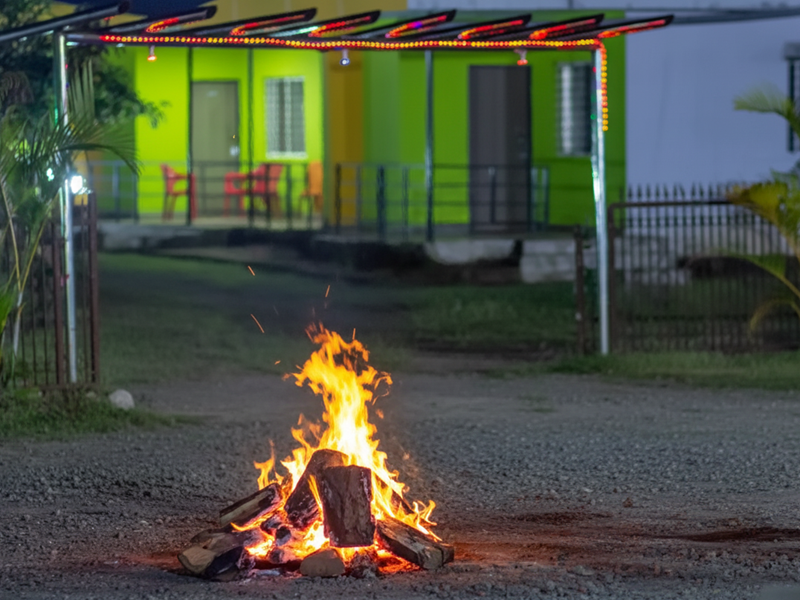 Spend magical campfire nights and peaceful days surrounded by nature at Necklace Hill View Resort, Bhandardara.