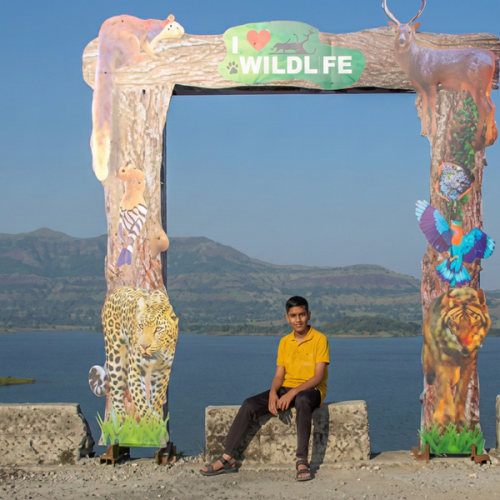 A peaceful wildlife viewpoint offering beautiful lake and mountain views near the Best Resort in Bhandardara.